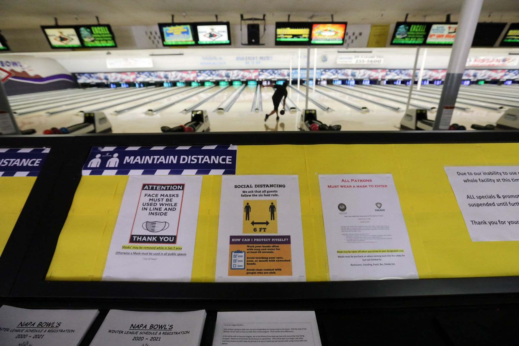 Napa Bowl during the pandemic